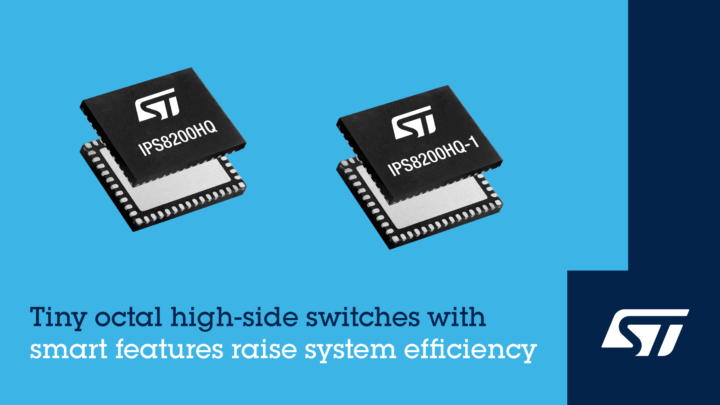 STMicroelectronics' High-Side Switches Pack Intelligence and Efficiency in Space-Saving Outline